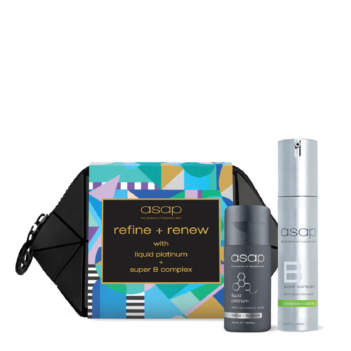 Refine + Renew: Liquid platinum (50ml) + Super B Complex (50ml)